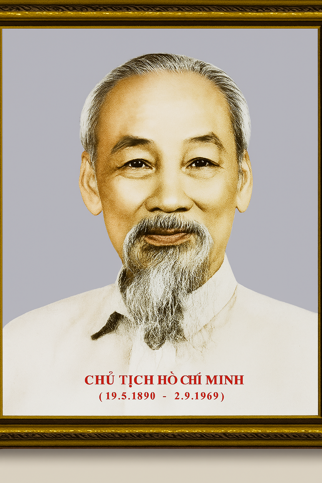 Tranh chân dung Bác Hồ treo tường