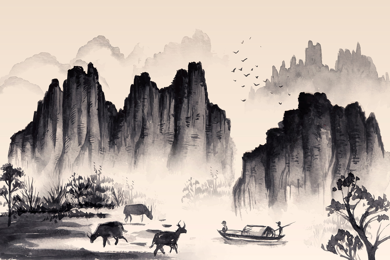 Tranh sơn thủy hữu tình